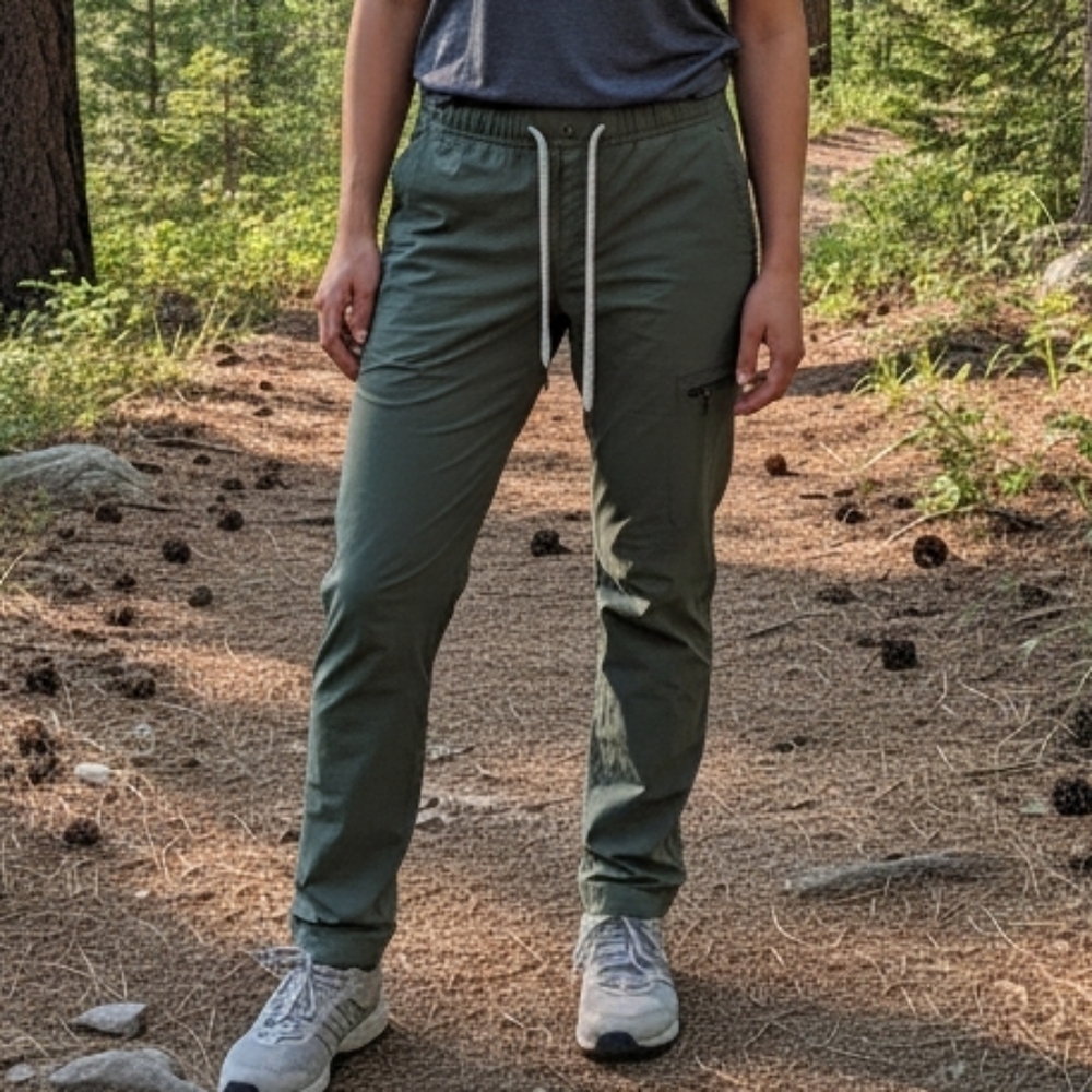 EUC Vuori Ripstop Pant XS Olive Green Jogger